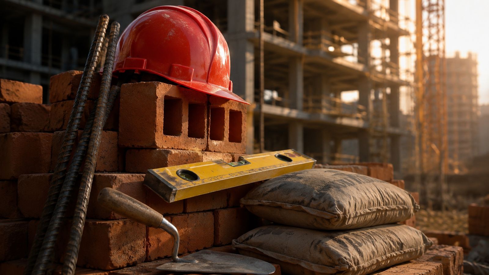 Materiales y herramientas de construcción