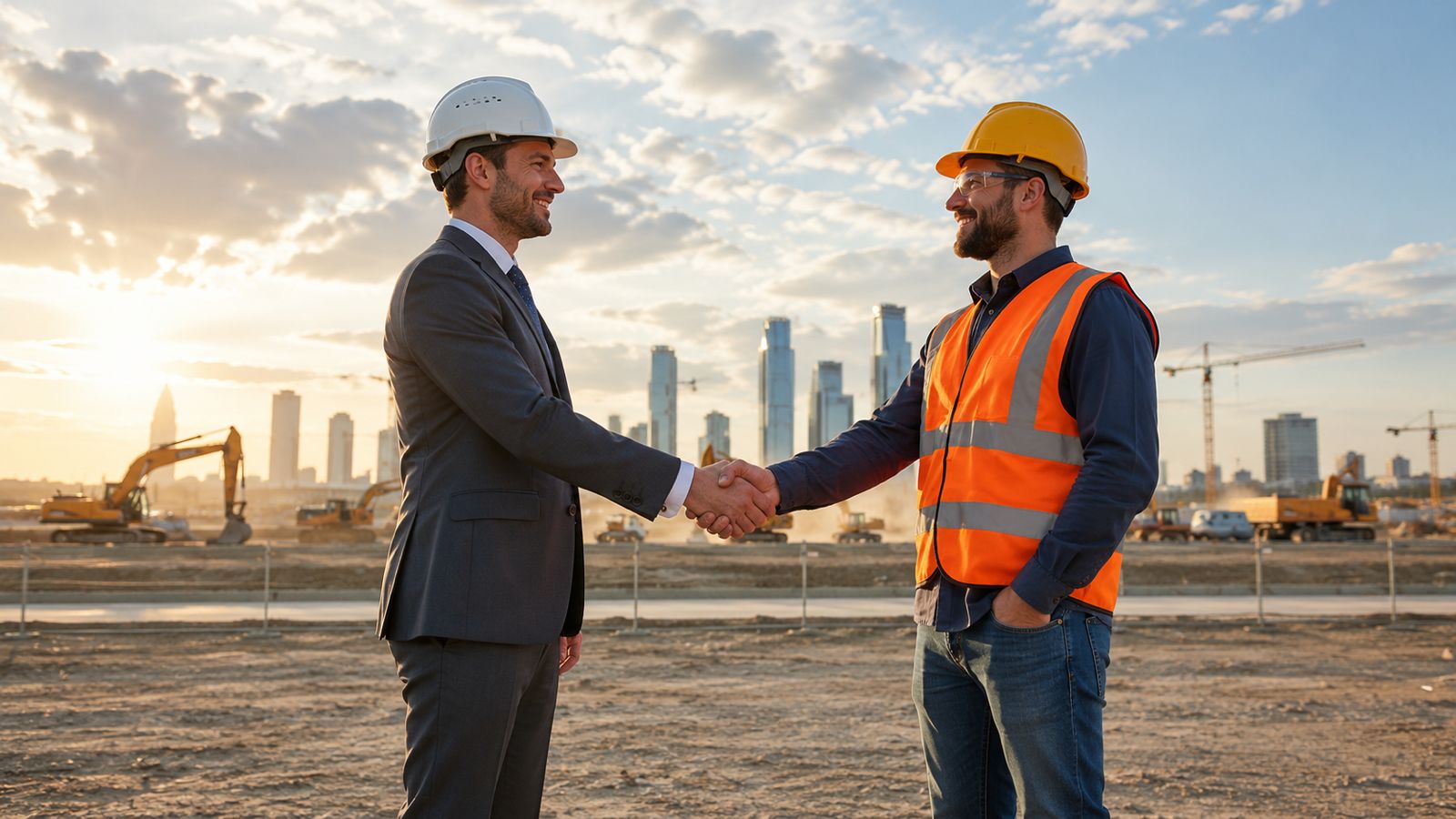 Acuerdo con cliente en obra