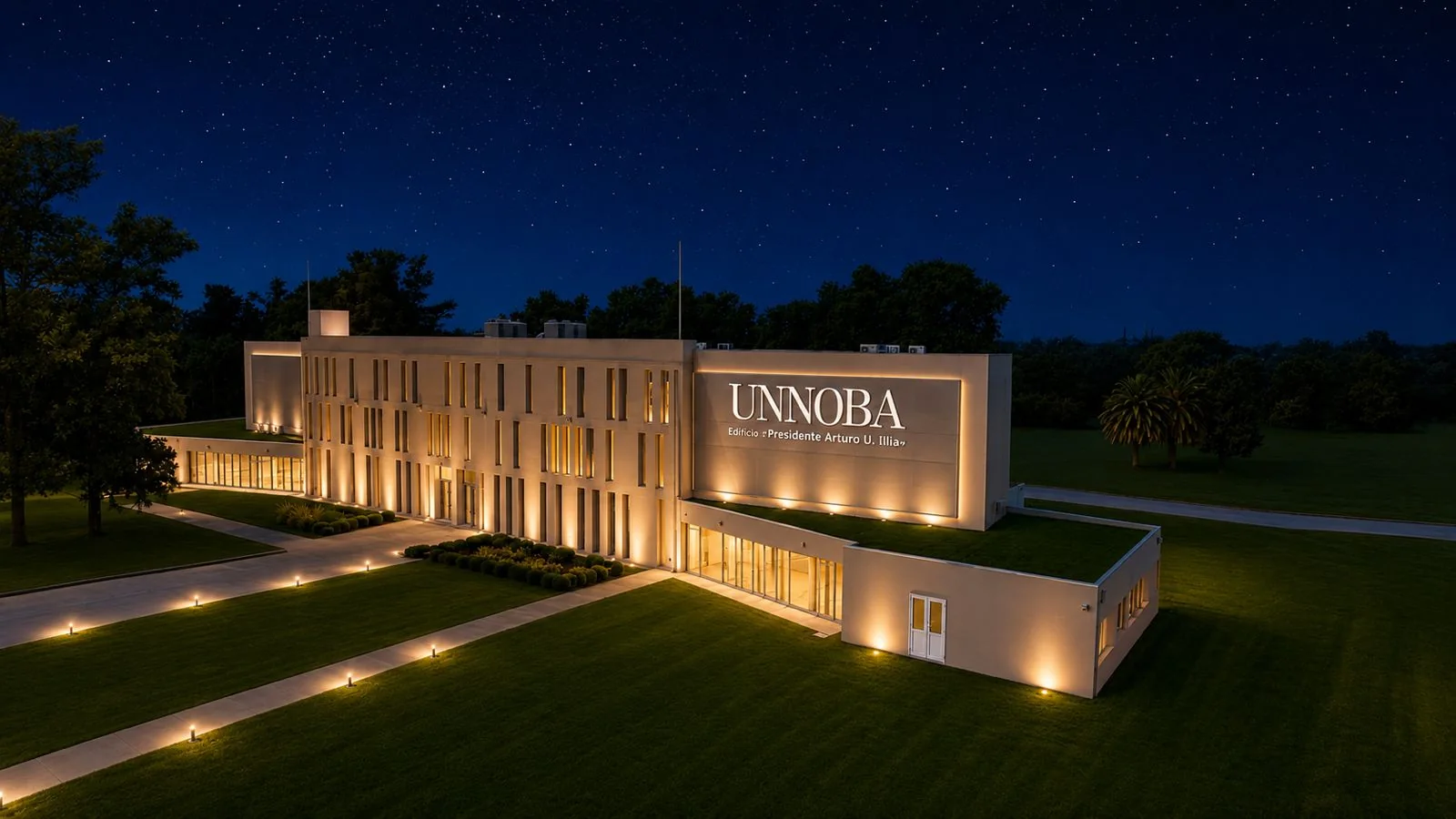 UNNOBA Pergamino — Vista nocturna